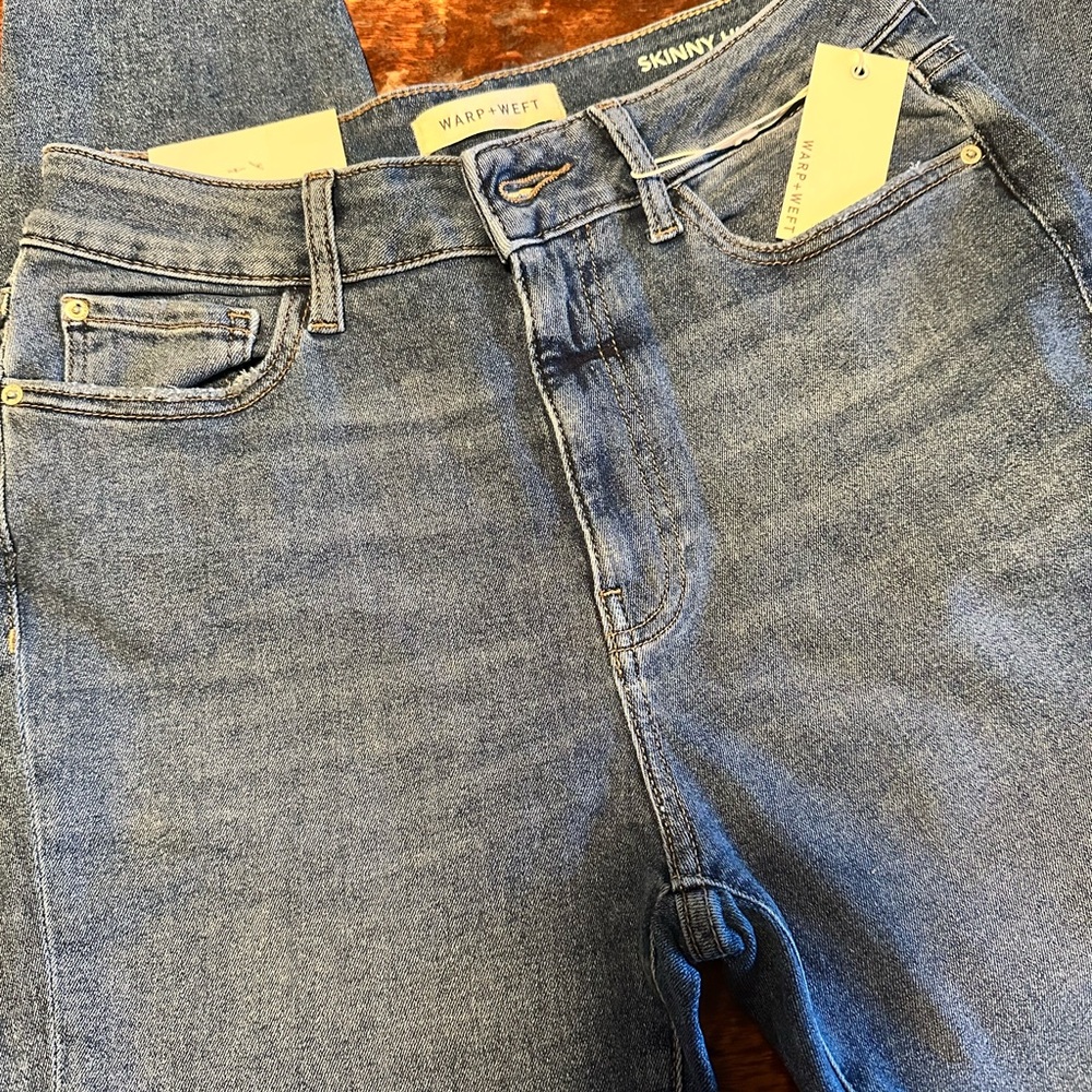 Warp + Weft Skinny High Rise Women’s Jeans SZ 6/28 NWT